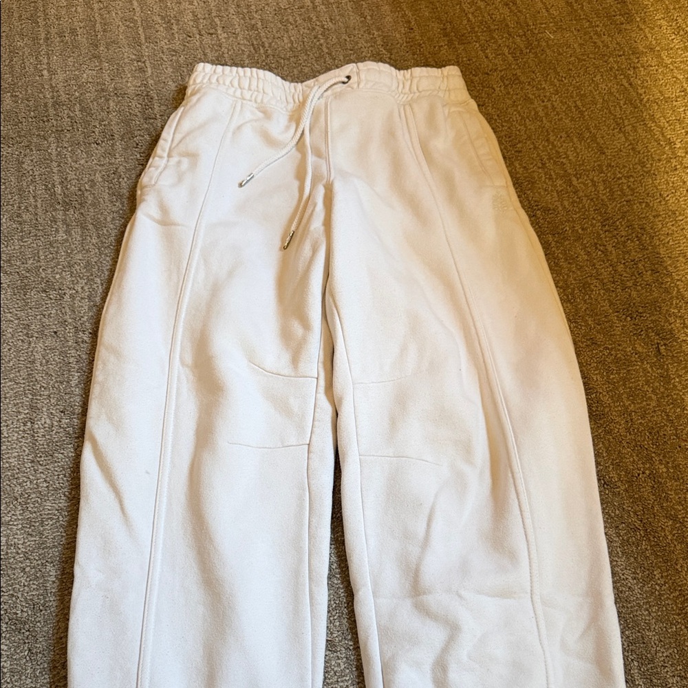 White womens joggers free people movement